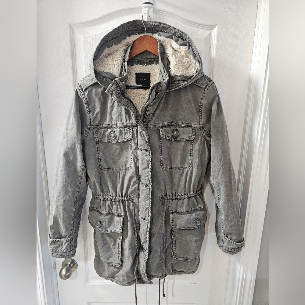 Talula Cream Fuzzy Lining Jacket